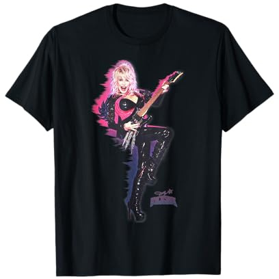 Dolly Parton Rockstar on Fire T-Shirt