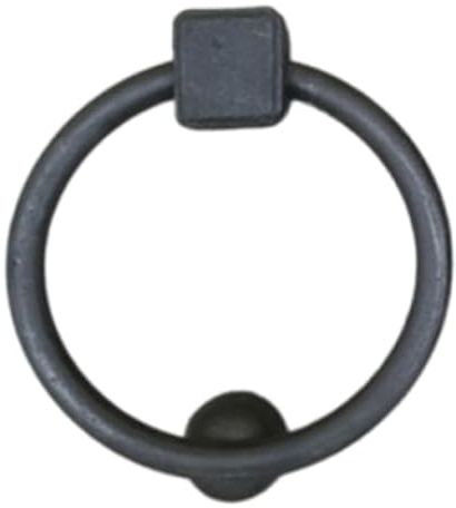 WAGLOS Türklopfer, antiker Gusseisen-Türklopfer, klassischer Türringklopfer, einfaches Türgriff-Zubehör im Retro-Stil