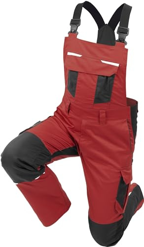 Qualitex iND Latzhose Cargo Arbeitshose Stretch Flex Workwear Herren Premium