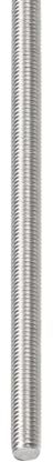 DTGN M8x1.25x200mm(DxPxL) Gewindestange - 1 Stück - Gut für Maschinen - Gewindestange aus 304 Edelstahl mit Rechtsgewinde - Silber