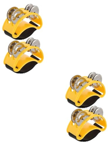 Generic 2sets Begleitung Fuß Glocke Shaker Fuß Tamburin Für Erwachsene Rhythmus Percussion Glocke Musical Instrument 2 Stücke * 2