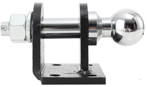 Heavy Duty 50mm Tow Ball and Pin Towing Hitch Coupling | With Fixing Bolts Tow Jaw, Max Load 3500kg for Towing Caravans Trailers Trucks