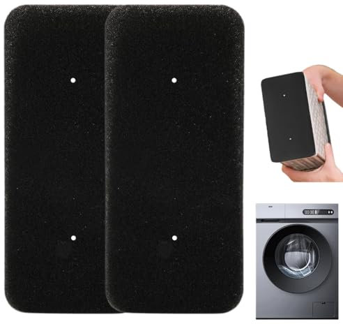 VODAFQS 2 Piezas Filtro Secadora, Candy 40006731 Filtros Secadora, Filtro Intercambiador 275 x 125 x 10 mm, Filtro Esponja para Secadoras de Condensación y Bomba de Calor