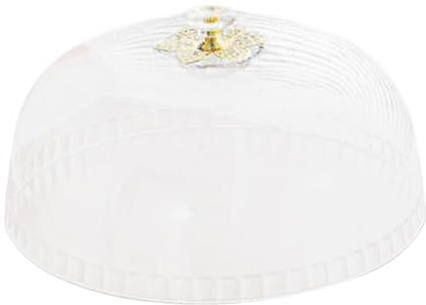 FytStycale Couverture Du Dôme Alimentaire pour Les Gâteaux, Affichage Rond Cloche pour Le Service de La Fête, 26cm