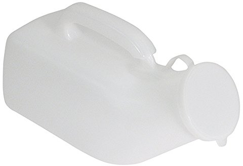 Urinario portátil masculino con capacidad de 1 l y resistente a derrames