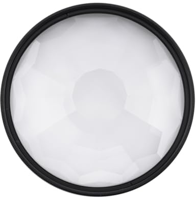Kameraprismen 77mm aus Glas für Fotografie mit Coolen Effekten | 1 Satz, Schwarz, Klare Transparenz und Starke Lichtbrechung, für Szene und Kreative Aufnahme