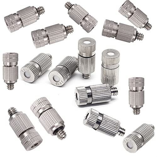 Pfeilzieher Buse de brumisation Haute Pression en Laiton, 30 pièces, 10/24 UNC, système de brumisation Anti-Goutte pour aménagement paysager, système de Refroidissement extérieur (Taille : 0,8 mm)