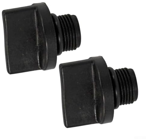 Yhenlovtt Ersatz-Ablaufschraube mit O-For-Ring für Poolpumpen der SPS-Serie, kompatibel mit SPS25, SPS50, SPS75, SPS100, schwarzer ABS-Ablauf für Poolausrüstung, Zubehör (2 Stück)