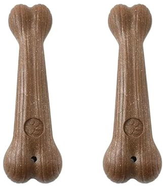 hundleksaker, Hundleksaker Benleksaker for Små Stora Hundar Bettmotstånd Valpleksaker Tuggleksaker Tandrengöringsleksaker 2 st D12 cm(D 15cm)