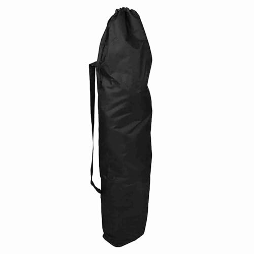 Kukyller Sac de Skateboard Portable, Sac de Longboard en Tissu Oxford 600D, étui de Transport, Sac à Dos de Skateboard de Voyage, Noir, 120x38cm