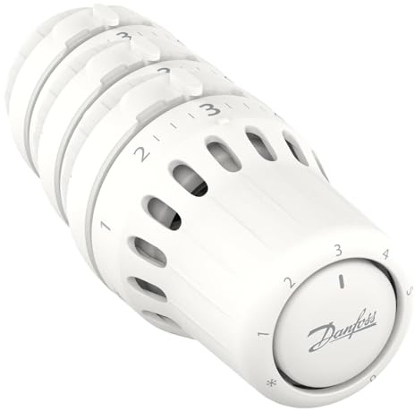 Danfoss 015G3098 React RA Thermostatischer Sensor mit flüssigkeitsgefülltem Thermostatbalg und eingebautem Sensor (Packung mit 3)