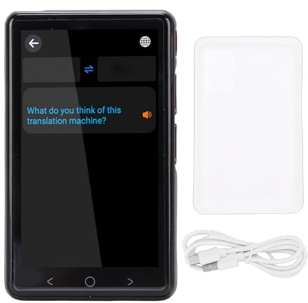 Fabater Appareil de Traduction de Langue, Appareil de Traduction Instantanée AI, Texte Photo Vocale Hors Ligne, Outil de en Temps Réel pour Les Affaires, Les Voyages