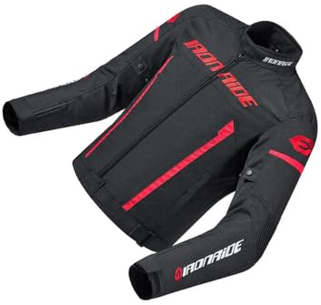 YIXANNX Chaqueta de motociclista Chaquetas de moto para hombre Chaqueta impermeable a prueba de viento de verano Abrigo textil Aventura Touring Motocicleta Chaquetas de moto Ropa, Negro, L