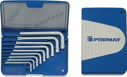 Promat Winkelschraubendrehersatz Torx, 9-teilig