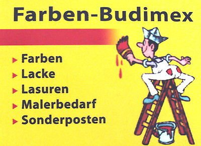 750 ml Farben-Budimex Acryllack Reinweiss 2in1 Lack und Grundierung/Weiss RAL 9010, Seidenmatt, f. Holz, Metall, Putz, Beton, Zink, stoß- u. schlagfest