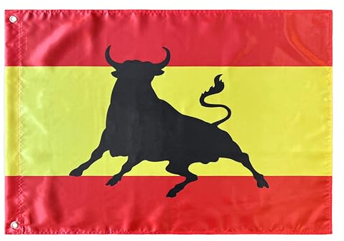 Durabol Bandera España con Toro 60 x 90 cm Satén 2 Ojales metálicos