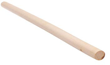 Paracord Planet Wooden Dowel Rods – Unfinished Natural Wood Sticks (2 Pack, 11 3/4 Inch)