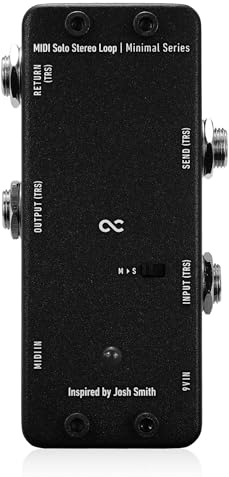 One Control Minimal Series MIDI Solo Stereo Loop - True Bypass Looper