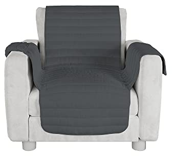 MB HOME Rutschfester Sofa Schonbezug Cozy, Dunkelgrau, Sitzfläche