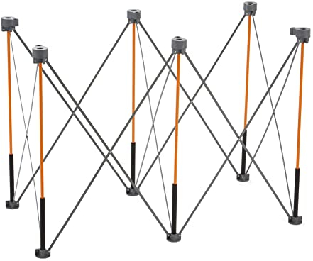 BORA Centipede CT6 - Banco da lavoro pieghevole portatile alto 91,4 cm, con cinghia per il trasporto, banco da lavoro pieghevole, tavolo da costruzione, supporto, cavalletto, 60 x 1,2 m, altezza di