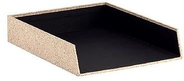 Rössler SOHO Briefablage A4 | Dokumentenablage A4 | Schreibtisch Organizer aus Papier | Ablagefächer stapelbar | Büro Organizer Schreibtisch Zubehör | 32 x 26 x 6 cm | 1 Stück | Farbe: Braun | Cacao | Ablagefächer stapelbar, Dokumentenablage für Briefe, Unterlagen, Akten und Schreibtischorganisation