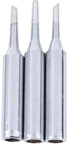 MSCHENZW Lot de 3 pointes de fer à souder biseautées 900M-T-2C 60 W 2 mm de largeur 43 x 6 mm