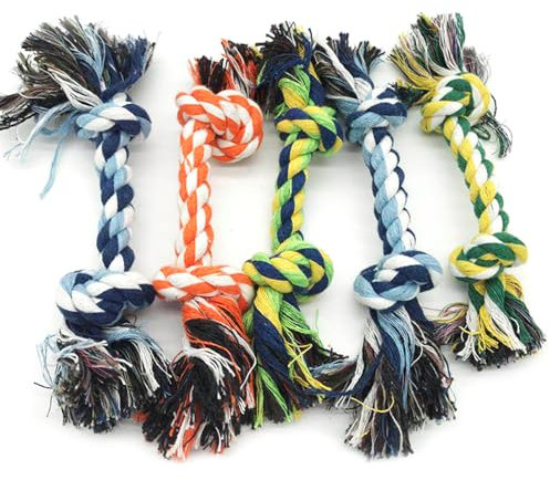 CPAOWEHF Hundespielzeug-Set für Hunde, Wurfspielzeug für Hunde, aggressives Kauen, 8 Stück