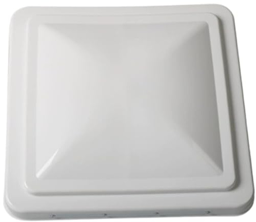 14 Inch RV Vent Cover, Weather-Resistant Plastic Roof Vent Lid for Trailer, Motorhome, and Caravan – White