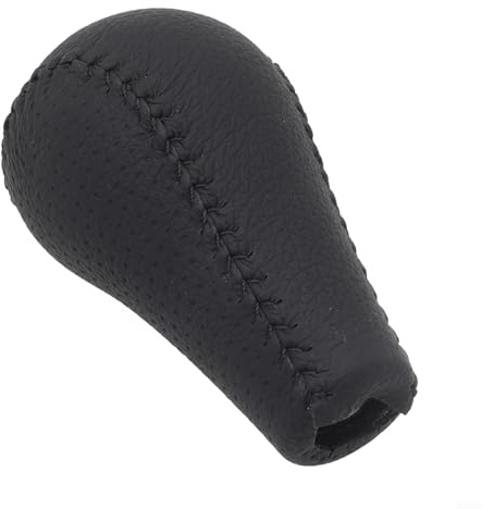Allthingstore Pomo de palanca de cambios de cuero de 6 velocidades para Nissan Navara D40 para Frontier 2005 2015, construido para mayor durabilidad y comodidad, pieza de repuesto ideal