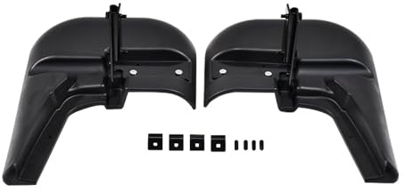 Set parafanghi anteriori compatibili con Fiat Ducato Peugeot Boxer Citroen Jumper Relay dal 2006 in poi 50901517 Black Dirt Trap