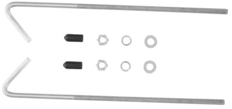 Zerodeko Stainless Steel Car Battery Retainer Bracket 18-8cm j Hook Bolt Battery Mounting Clamp Kit for Suv Truck Fixing