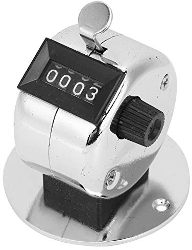 Yctze Compteur de Comptage Portatif, Compteur Manuel Mécanique, de Presse à 4 Chiffres, Outil de Comptage Portatif, de Clics, de Tours