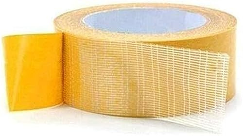 Mehrzweckband, Packung mit 2 doppelseitigen Klebebändern aus Fiberglasgewebe, 10–45 mm x 25 m(40mm x 25m)