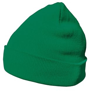 DonDon Gorro hombre Gorro mujer Gorro de invierno Beanie Diseño clásico Verde