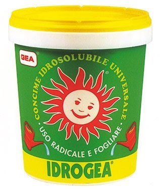 GEA IDROGEA - Concime idrosolubile Universale 20-20-20 - Misurino e Coperchio richiudibile