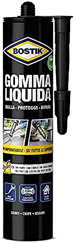 Bostik Gomma Liquida Cartuccia 310G, Nero, 5 x 5 x 23 cm 360 grammi