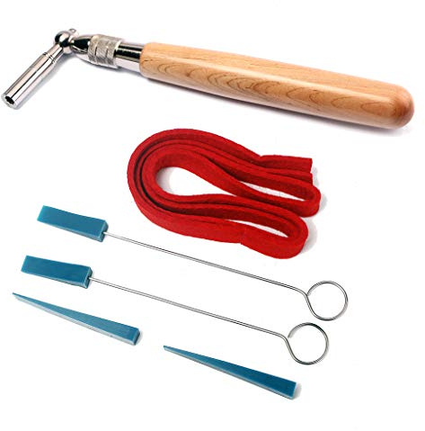 Alnicov 6-teiliges Klavier-Stimmdämpfer-Set, Stimmhammer-Hebel, Stimmkopf- und Stummschaltungs-Set, Klavier-Stimmwerkzeug