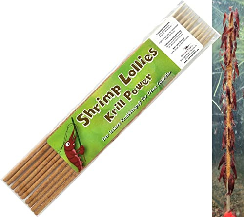 Schmitt Aquaristik Shrimp-Lollies Krill Power! (10 Stück) Garnelen Lollies Futter Blütenpollen Sticks Futterstangen