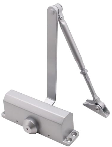 EAI Overhead Fire Door Closer Universal Reversible Push or Pull Side - Power Size 3 - Silver