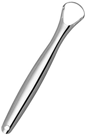 Raschietto per lingua in acciaio inox per igiene in metallo per spazzola più pulita