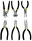 Nemura Coffret pince de 6 pcs - Multiprise, Bec Long, Combinée, Coupante, Bec Plat et Diagonale - Produits en Chrome Vanadium - Outils bricolage - Qualité professionnelle - Marque Française