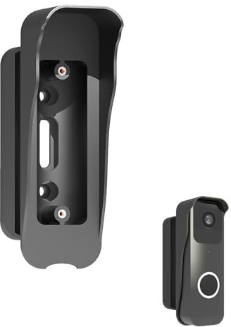 Aiyraa Blink Doorbell Holder, Adjustable Blink Doorbell Holder, Maximum Rotation Angle 110 Degrees, Self-Adhesive Bracket, Drill-Free Mounting, for Security Accessories, Anti-Theft, Waterproof