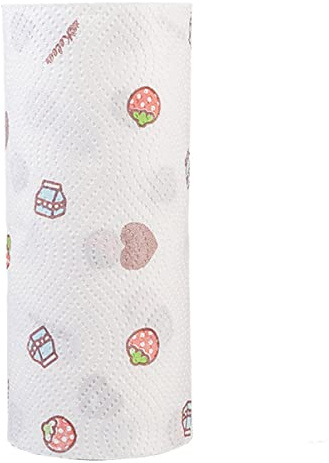 Ipetboom 2rollen Öl-absorptionspapier Küchenrollen Wiederverwendbar-papiertücher Für Tägliche Anwendung Der Küche Hohe Wasseraufnahmefähigkeit Zufällige Designs