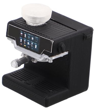 Abaodam Miniatur Kaffeemaschine Für Puppenhaus Küchenelemente Realistische Miniaturmöbel Kinderfreundliches Spielzeug Dekoration Für Kreative Rollenspiele