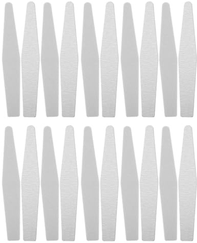 MUCKLILY 20stücke Kleine Nagelfeilen Fingernagelschleifer Doppelseitige Feilen für Maniküre Reisen und Alltag zum Nägel Kürzen und Formen