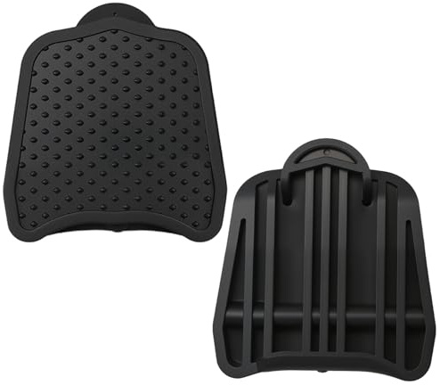 2 Stück Pedalkonverter, Straßenpedalplatte für Keo-Look, keine Keile erforderlich, Pedalwechsler, kompatibel mit Clipless ohne Clipless auf flache Pedale