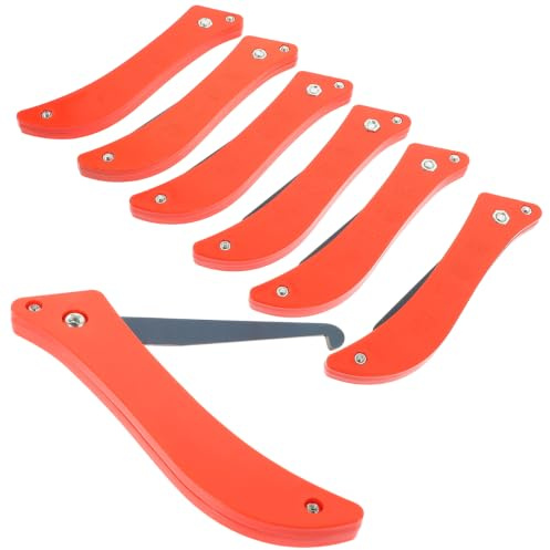 1 Satz Teiliges Fliesenfugenreinigungset Ergonomische Fugenkratzer Für Fliesen Und Langlebig Und Mühelos Im Einsatz Zur Entfernung Von Fugenverunreinigungen 6 Stück | Ergonomischer Fugenschaber mit Hakenklinge, zum Entfernen alter Fugenmasse in Bad, Küche, Dusche und Bodenbereich