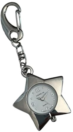 GKOXUQ Stylish Star Charm Keychain for Watches and Bags Sturdy Alloy Jewelry Accessory Portable Designs