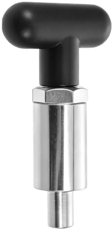 WRITWAA Goupille de verrouillage à ressort avec poignée en T - Goupille de serrage M20x12mm à tige à piston pour équipement de gym et rack industriel - Fixation par bouton de verrouillage