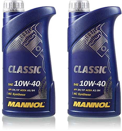 QR-Parts Set 85447706 MN7501-1 2L Original MANNOL Classic 10W-40 API SN/SM/CF Öl Motoröl